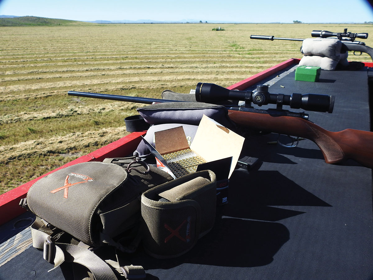 An elevated shooting platform situated east of Burns, Oregon.